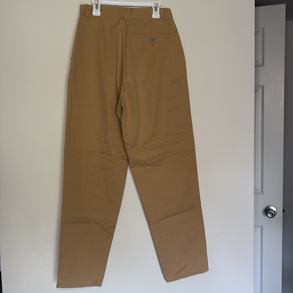 L.L. Bean Tan Brown Classic Straight-Leg Pants size 6 - Picture 4 of 5
